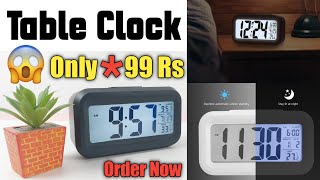 Best Digital Alarm Clock Unboxing amp Review  Table Clock  Desk Clock [upl. by Kashden383]