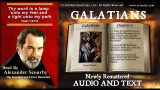 48  Book of Galatians  Read by Alexander Scourby AUDIO and TEXT  FREE on YouTube  GOD IS LOVE [upl. by Rebbecca]