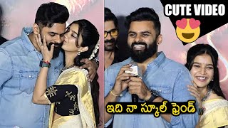 Colors Swathi And Sai Dharam Tej Cute Visuals At Month Of Madhu Trailer Launch  News Buzz [upl. by Ellenaej433]