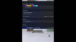 Adjust text cursor thickness in Windows 11 👨‍💻 TextCursor [upl. by Nesiaj]