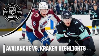 Colorado Avalanche vs Seattle Kraken  Full Game Highlights [upl. by Giselbert569]