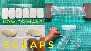 How To Make SCRAPS RUBBER POWERED AIRPLANE indoor flying airplane [upl. by Wahlstrom]