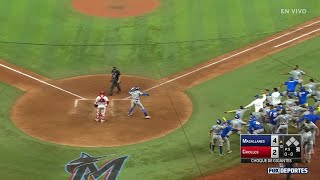 🔥 HOME RUN Jacob Rhinesmith  Navegantes del Magallanes 42 Criollos de Caguas  Choque de Gigantes [upl. by Lertnahs54]