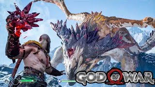 KRATOS VS DRAGONEPIC BOSS FIGHTGOD OF WAR 4 godofwar bandhilki [upl. by Ocimad855]