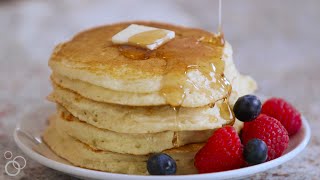 Best Buttermilk Pancakes Recipe  Light and Fluffy [upl. by Circosta]