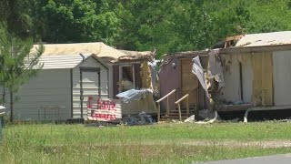 Hot Springs tornado recovery efforts continue 1 week later [upl. by Nodnarg]