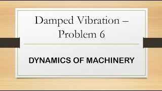 Longitudinal Vibration Analysis  Problem 6 [upl. by Warthman]