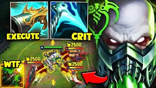 FULL CRIT URGOT IS THE SCARIEST THING YOULL EVER SEE ONE SHOT EVERYTHING [upl. by Ecneralc371]