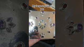 Creating a jewely box at home jewelry make making how diy silver opal gemstone royal [upl. by Wahs]