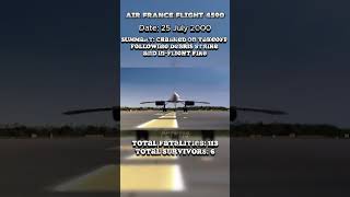 Air France Flight 4590 What happened aviation airlines avgeeks flight4590 concorde [upl. by Imre]