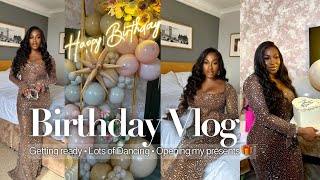 BIRTHDAY VLOG  The Best Birthday Party Getting ready was Chaotic  Opening My Presents 🎁 [upl. by Ianej]