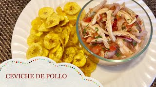 🇪🇨CEVICHE DE POLLO 🍗 Una deliciosa receta con un pequeño cambio en su preparación [upl. by Aracat70]