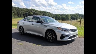 2019 Kia Optima First Drive Review Kias Midsize Sedan Stung With Stinger DNA [upl. by Lseil]