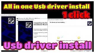 usb driver install windows 781011  usb drive install  all mobile usb driver install windows 10 [upl. by Annanhoj]