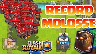 22 MOLOSSES  Une ARMÉE VOLANTE  Record Clash Royale [upl. by Eninnaj]