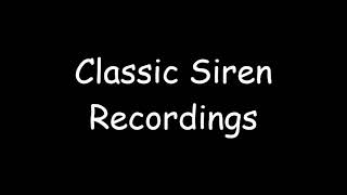 Classic Siren Recordings  Federal Signal SD10 Model 5 Thunderbolt 1003 other sirens [upl. by Seto]