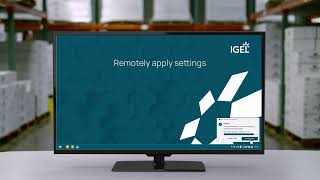 IGEL Digital Signage Demo for Manufacturing [upl. by Nahtanhoj]