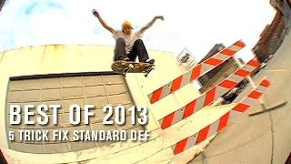 Best of 2013 5 Trick Fix Standard Def  TransWorld SKATEboarding [upl. by Yve]