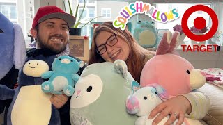 Easter Squishmallow Hunting at Target Flower Belly Lamb amp Hugmees [upl. by Aima]