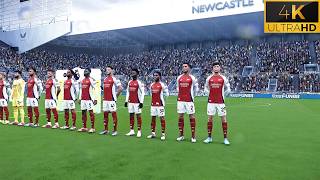 4K  PES 2025 Ultra Realism Graphics amp Sound Mod  Newcastle United vs Arsenal 2425 Premier League [upl. by Danita]