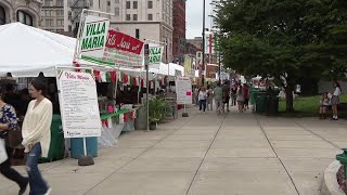 La Festa Italiana held in Downtown Scranton [upl. by Eesdnil]