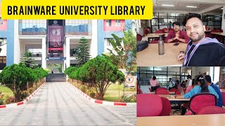 Library Of Brainware University  Brainware University Kolkata BENJERRY [upl. by Noryk]