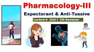 Expectorant amp Antitussive  Classification amp Pharmacology  L4 Chpter3 Unit1 PharmacologyIII 6th [upl. by Thorpe]