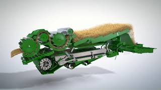 John Deere  T Series Threshing System [upl. by Jacinthe]