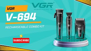 VGR V694 Rechargeable Combo Kit [upl. by Lapotin]