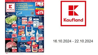 Leták Kaufland CZ  16102024  22102024 [upl. by Yentruok994]