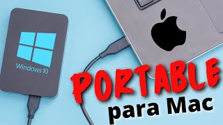 W10 portable para Mac 💻  USB o SSD [upl. by Hazen]