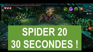 ARAIGNÉE 20 EN 30SEC  raid shadow legends fr  français [upl. by Yssej]