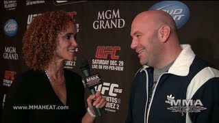 UFC 155 Dana White on quotBrown Pridequot vs quotWhite Pridequot Tattoos Chris Leben  The Chili Peppers [upl. by Ennovyahs]