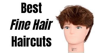 The BEST Haircuts for Fine Hair  TheSalonGuy [upl. by Donavon]