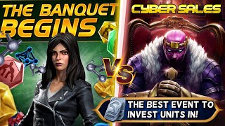 Banquet Event Vs Cyberweek  Unit Investment 2024 Events Comparison  Marvel Contest of Champions [upl. by Neelrahs]