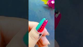 💅💚 Nail polish designs at home ✨youtubeshortsshortsnailart [upl. by Strickland]