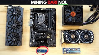 Tutorial Merakit Mining Rig Dari Nol   KelasMining Part 1 [upl. by Hgielhsa]