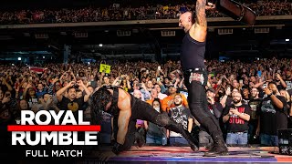 FULL MATCH  Roman Reigns vs King Corbin – Falls Count Anywhere Match Royal Rumble 2020 [upl. by Schrick]