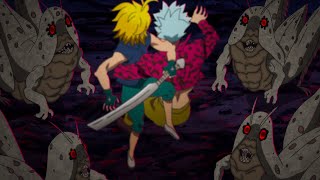 Meliodas amp Ban Fighting in Purgatory  Seek a Way Out of Purgatory amp Meet Brother Hawke Eng Sub [upl. by Jansen130]