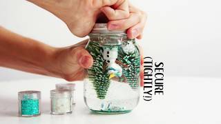 Simple DIY Snow Globes  Welcome to Nanas [upl. by Shinberg504]