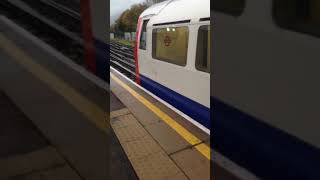 Bakerloo line train departs at Stonebridge Park station with a whistle [upl. by Sivraj]