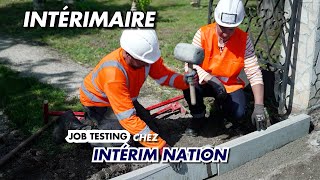 Je bosse comme intérimaire sur un chantier de travaux publics grâce à Interim Nation [upl. by Snyder963]