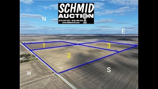 Feb 21st 160 Acre Land Auction aerial video wwwbidschmidcom Tracts 12 and 3 are in this video [upl. by Hay]