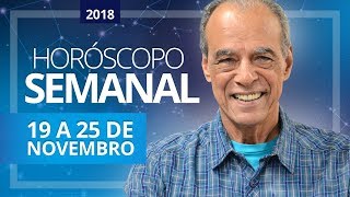 HORÓSCOPO SEMANAL 19 a 25 de Novembro de 2018  João Bidu [upl. by Areid]