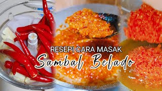 RESEPI CARA MASAK SAMBAL BELADO PALING SIMPLE [upl. by Serilda]