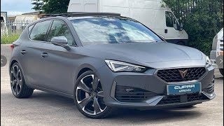 Approved Used CUPRA Leon NF VZ2 20 TSI 300PS 7 Speed DSG  Crewe SEAT amp CUPRA [upl. by Joelie375]