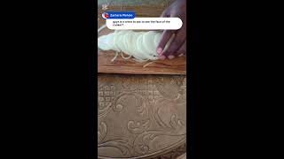 Slicing Onions rings for my saladtrendinglifestylevillagelifeyoutuber [upl. by Winna]