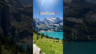 📍 Oeschinensee Kandersteg  Switzerland 🇨🇭 [upl. by Eurd]