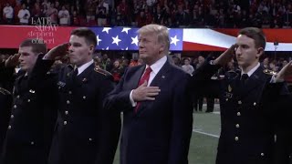 Trump Sings The National Anthem [upl. by Milena800]