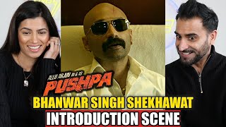 PUSHPA  BHANWAR SINGH SHEKHAWAT  INTRODUCTION SCENE REACTION  Allu Arjun  Fahadh Faasil [upl. by Psyche]